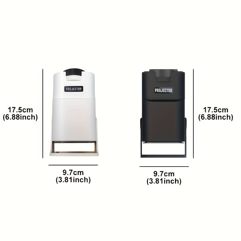 Android 11 Home Projector 720P with 320ANSI Brightness Dual Band WiFi6 Wireless 5.0 Auto Keystone 180° Rotation Portable Cinema