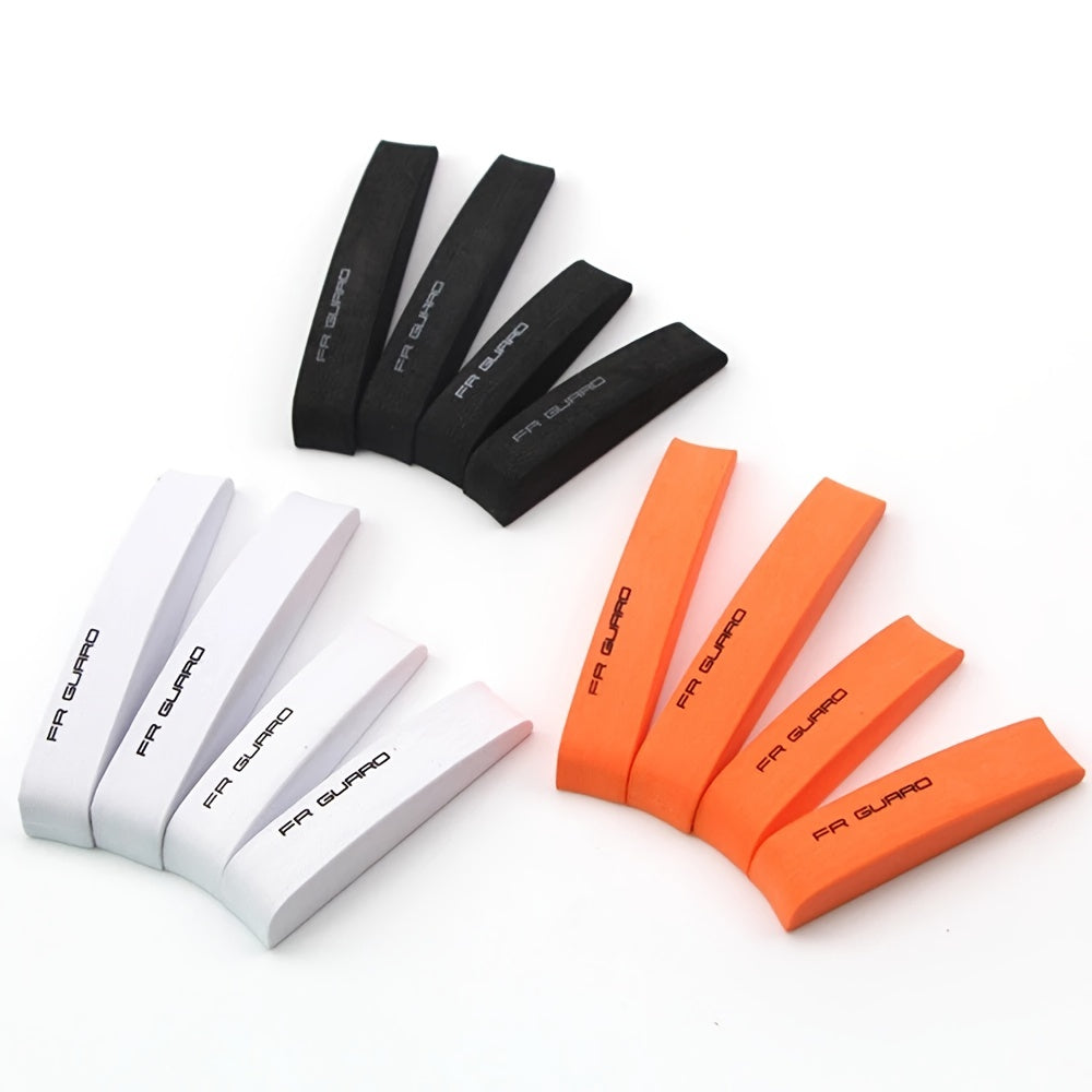 Avtomobil eshigi himoya qilish uchun 4 dona rezina chiziqli sirtni qoplash, chizish va qopqoqni himoya qilish uchun qopqoq qopqog'i