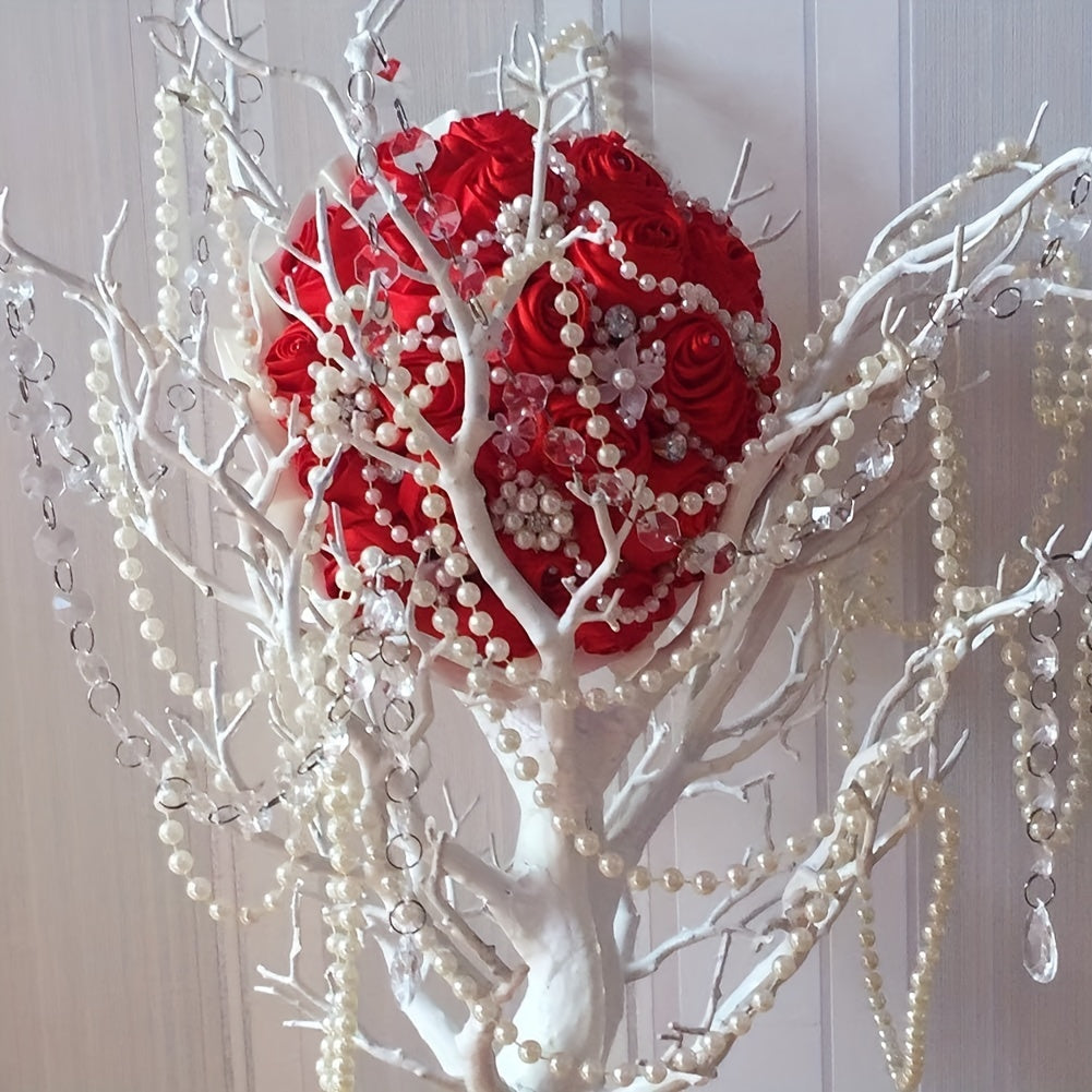 Plastic Beaded Chain for DIY Jewelry Making and Decoration 1 Roll