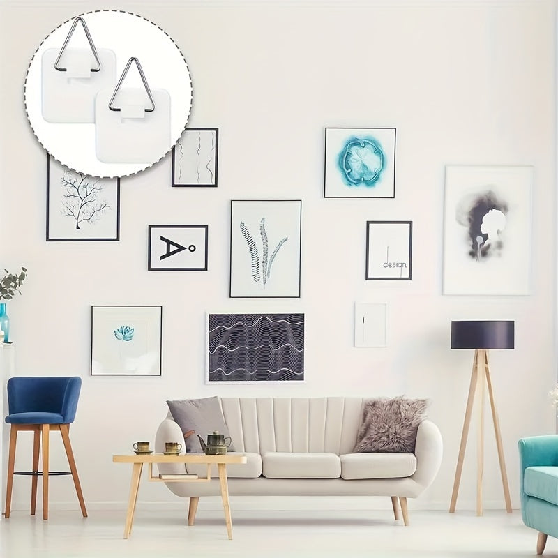 10-штук самоклеящихся пластиковых крючков для стен для антикоррозийных пластин и подвешивания картин