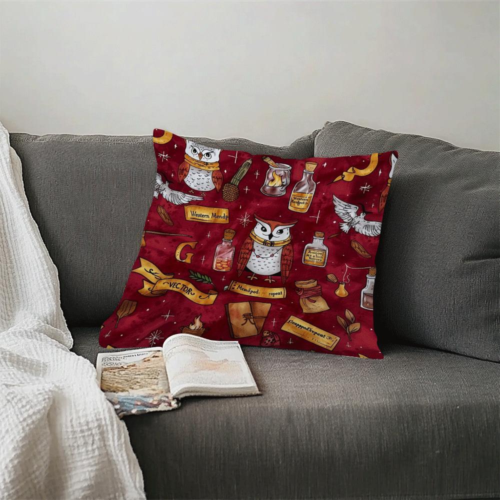 Elegant Gothic Magic Divination Yostiq Qopqog'i - Sizning Mehmonxona Divaniga yoki Ofis Stuliga Issiqlik va Usul Qo'shadi, O'lchami 45.01 sm (Yostiq kiritilmagan) - Rojdestvo Bezaklash uchun Ajoyib!