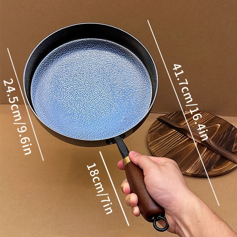 Cast Iron Skillet Set 1-Piece Non-Stick Frying Pan for Stovetop and Camping