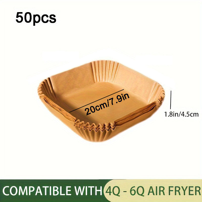 Disposable Air Fryer Liners 16cm 20cm Pack of 30 50 100 Baking Accessories