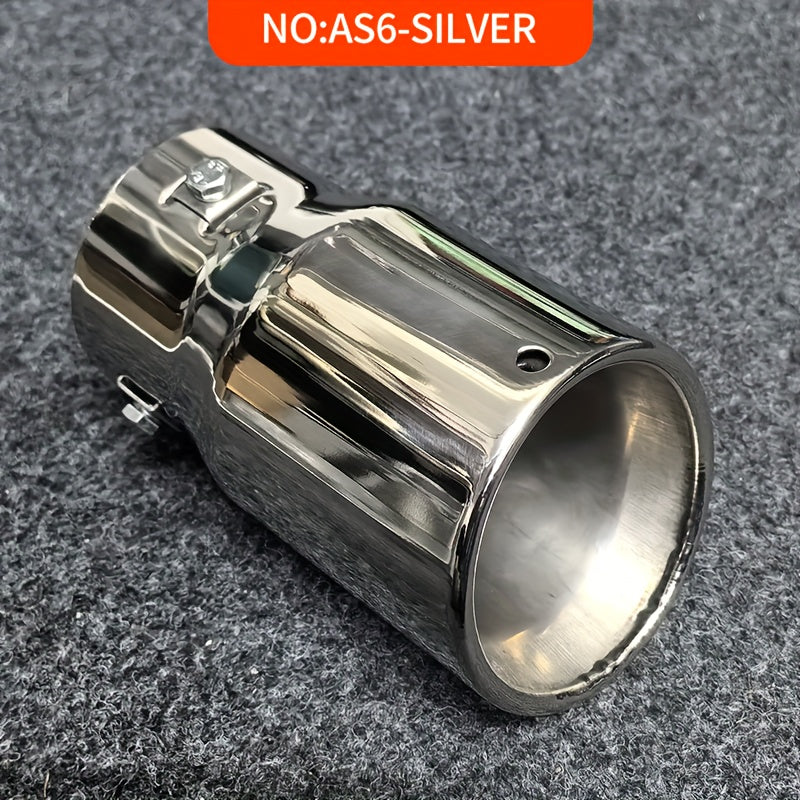 Stainless Steel Car Exhaust Pipe Universal Fit for 6.8-7.3cm Tailpipe