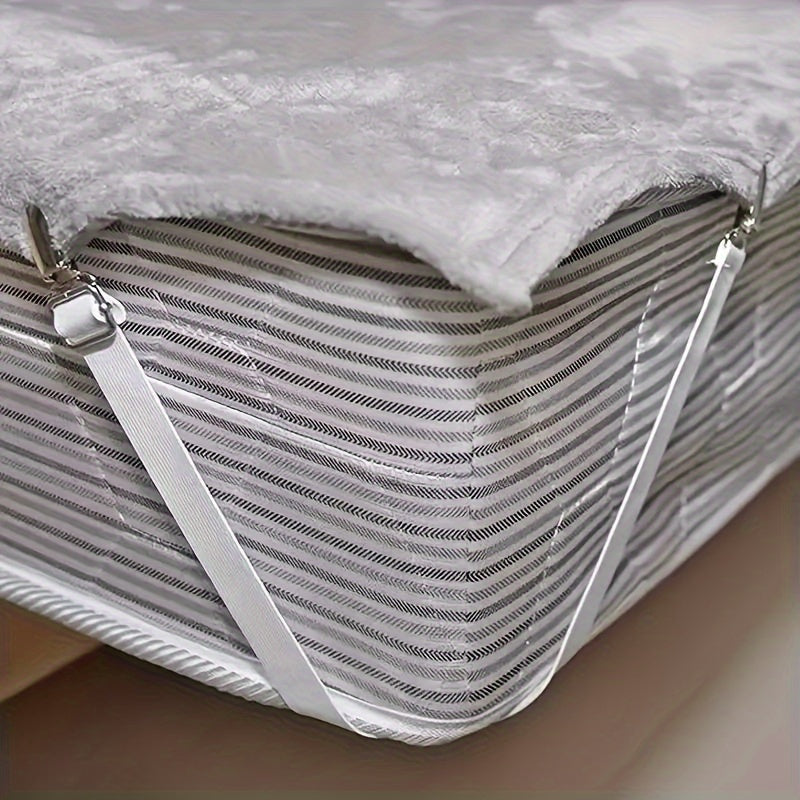 Adjustable Elastic Bed Sheet Straps Set of 2 Fitted Sheet Fasteners for Mattresses and Sofas