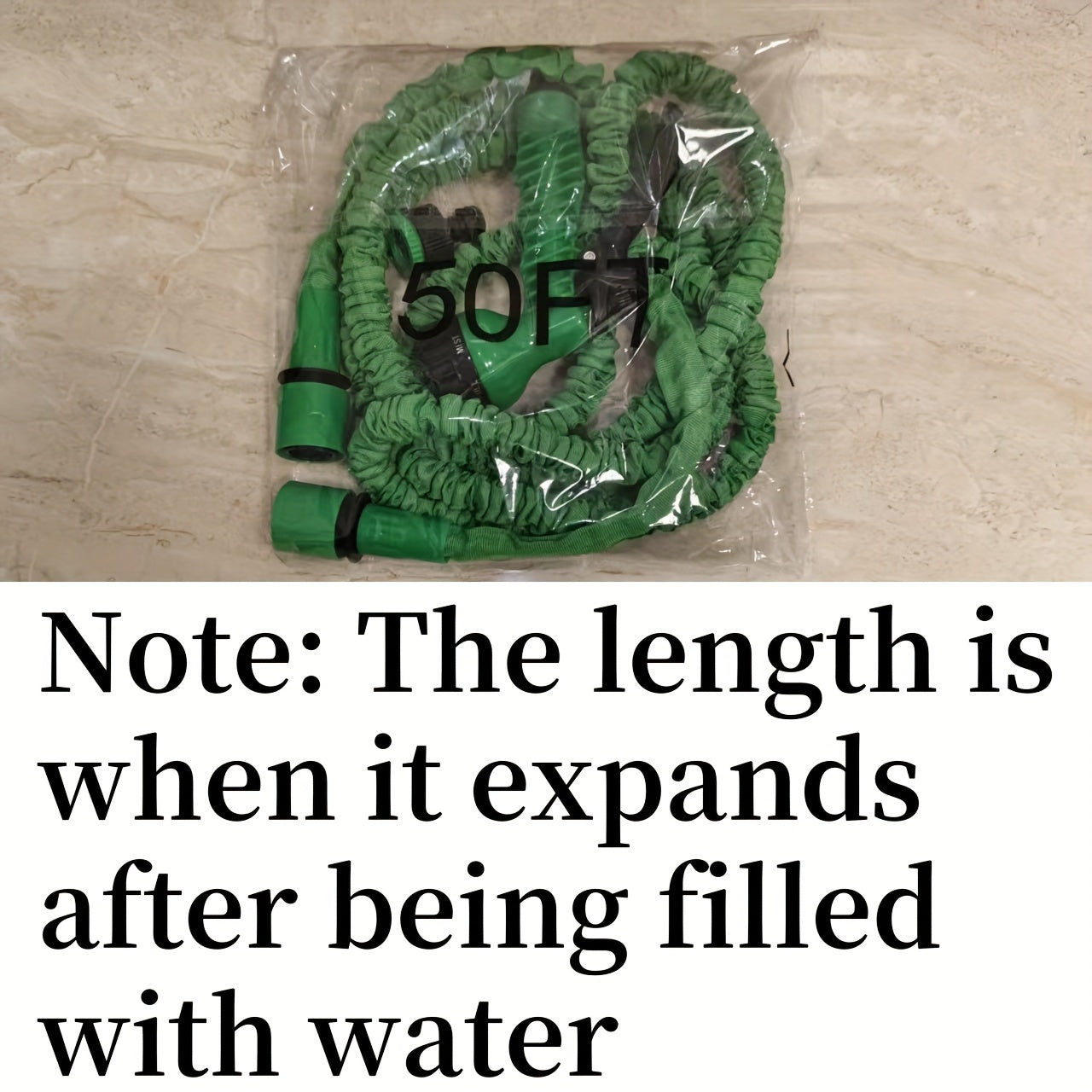 Expandable Garden Hose With Spray Gun, 7.62-30.48m, Multi-Functional Outdoor Cleaning