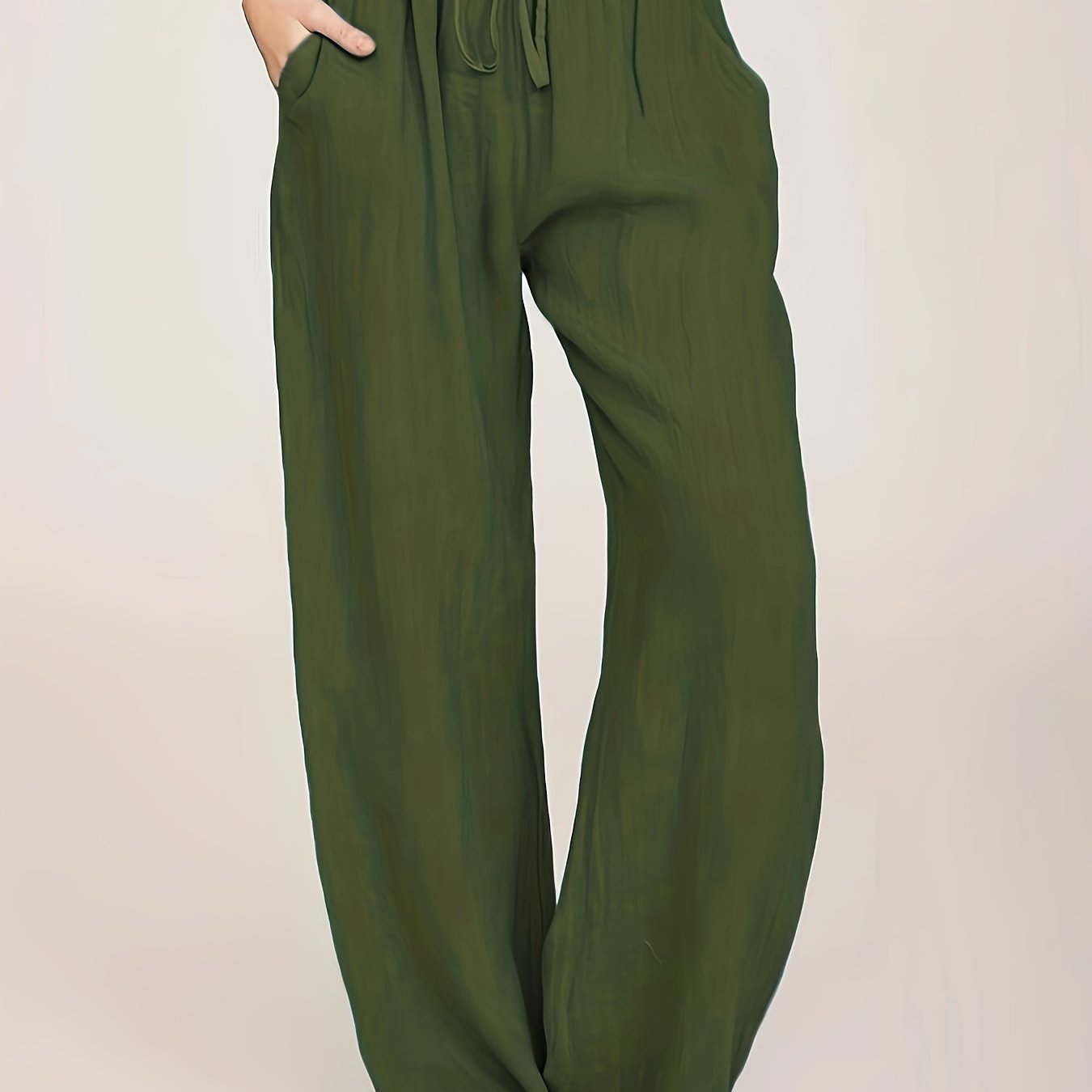 Pantalones sueltos y casuales de algodón para mujer para primavera y verano