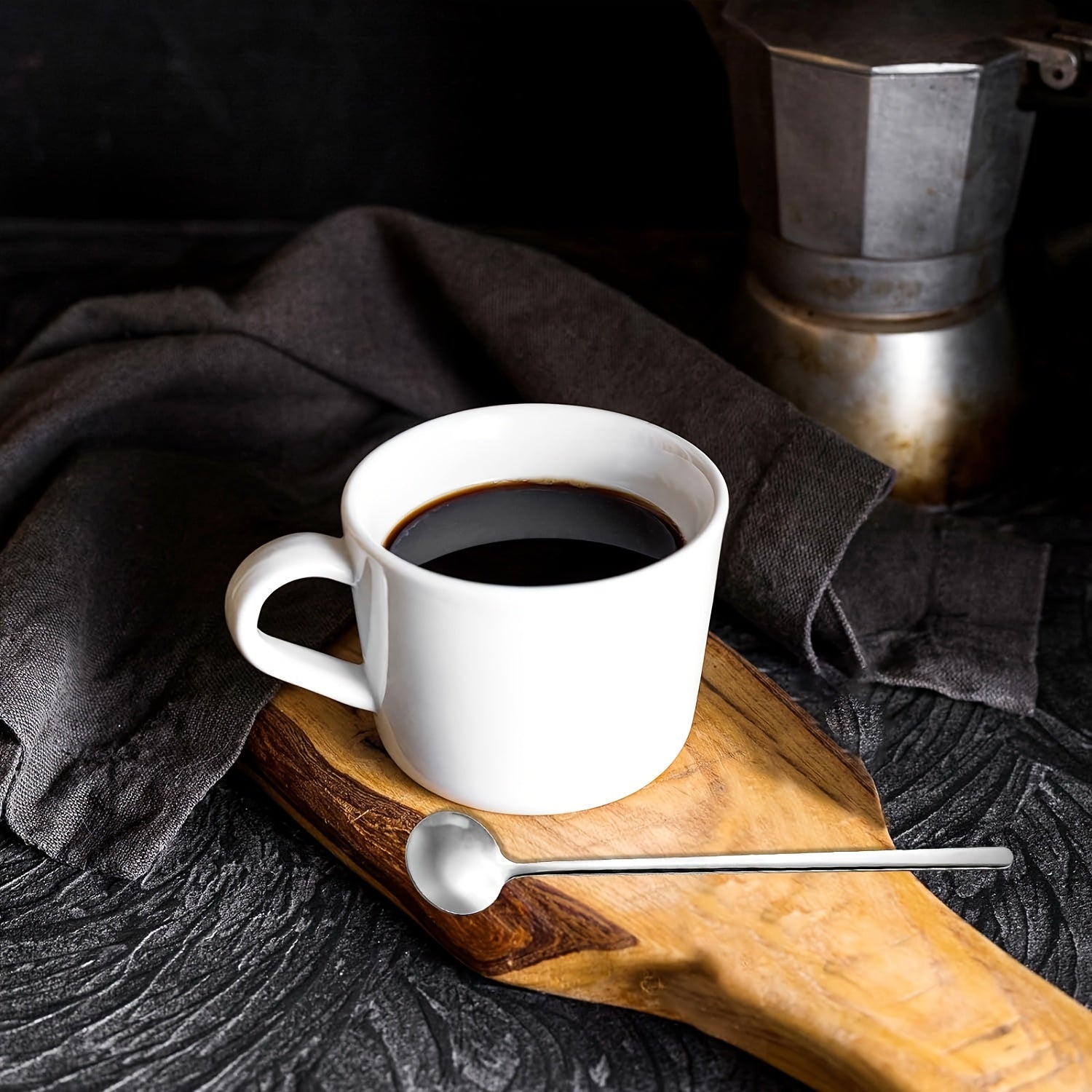 Stainless Steel Appetizer Spoons Ice Cream Scoops Stirring Sticks Cocktail Decor