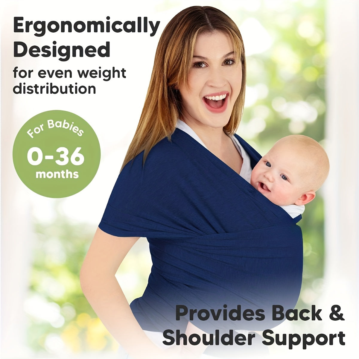 Baby Carrier Infant Sling for Newborns Soft Comfortable Hip Wrap Hands-Free Baby Wrap Gift