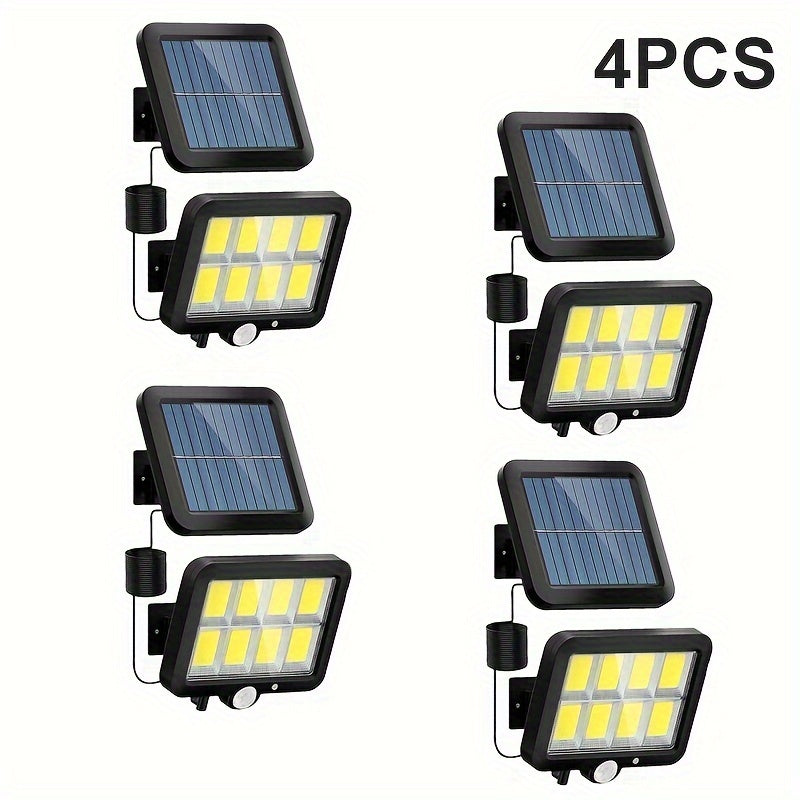 160 LED Solar Sensor Lights for Garden Patio Walkway Garage Outdoor Security