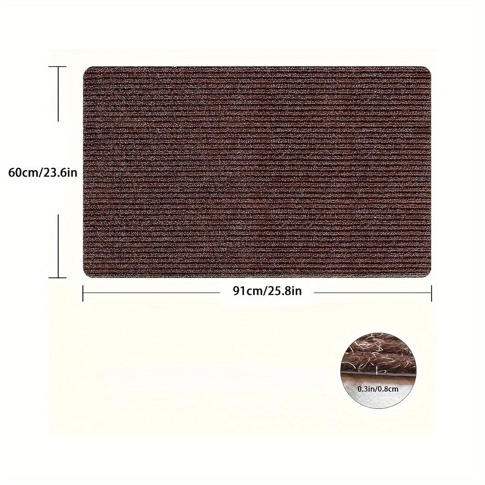Ultra-Absorbent Door Mat Non-Slip Backing Machine Washable for Entryways and Kitchens