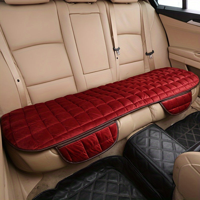 Чехол на заднее сиденье автомобиля из плюша, противоскользящий, защитный подлокотник для заднего ряда
