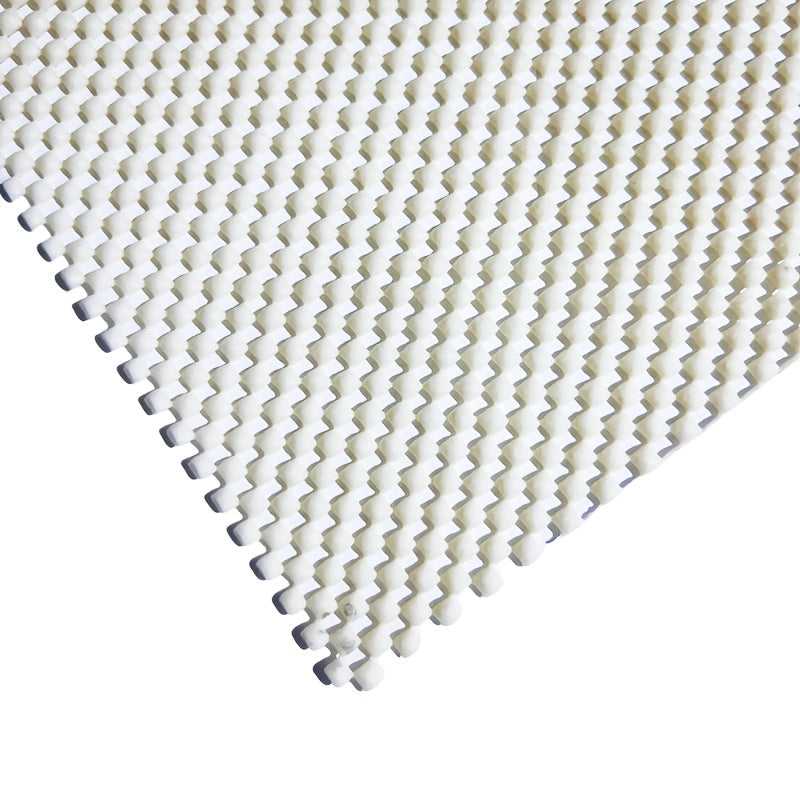 Silicone PVC Non-Slip Bath Rug Mat with Knit Fabric Durable Washable Floor Mat