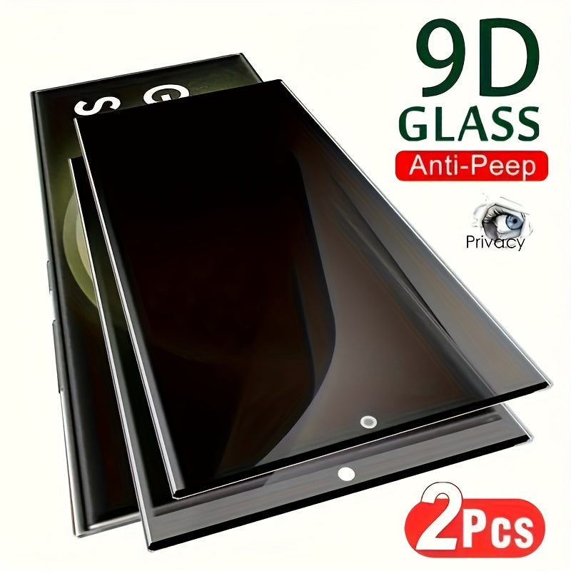 9H Anti-Spy Tempered Glass Screen Protector for S24 S23 Full Coverage Privacy Scratch Resistant