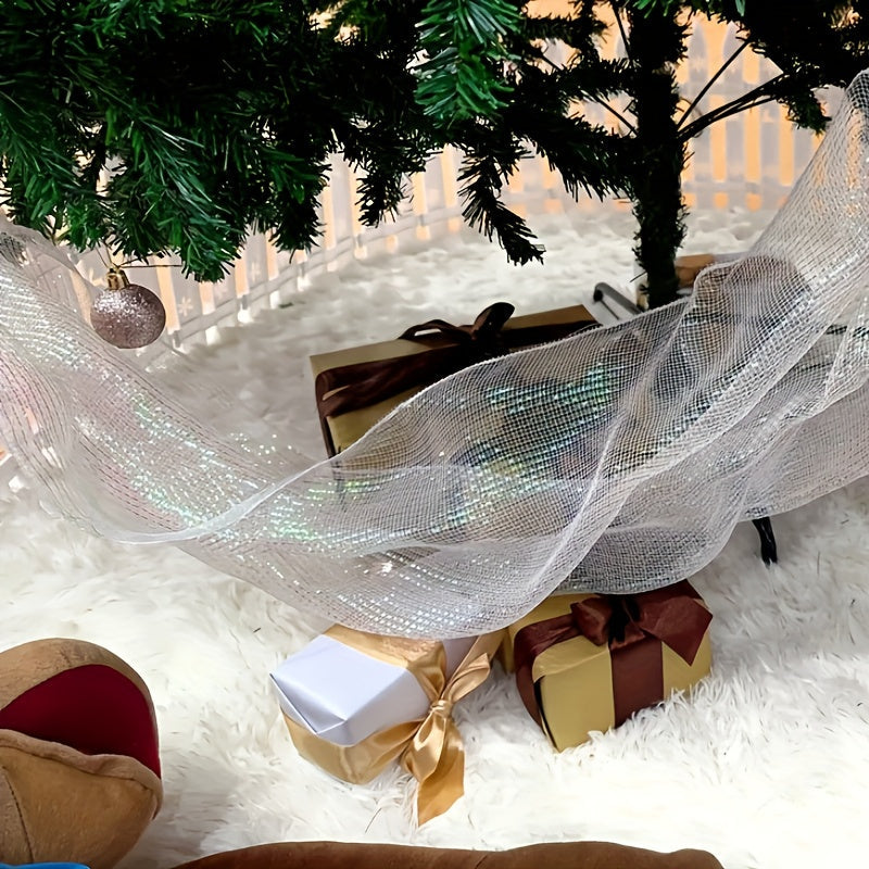 Mashina bilan yuviladigan Rojdestvo Fluff dumaloq hududiy gilam, yopishqoqsiz, o'rta to'plam, polyester