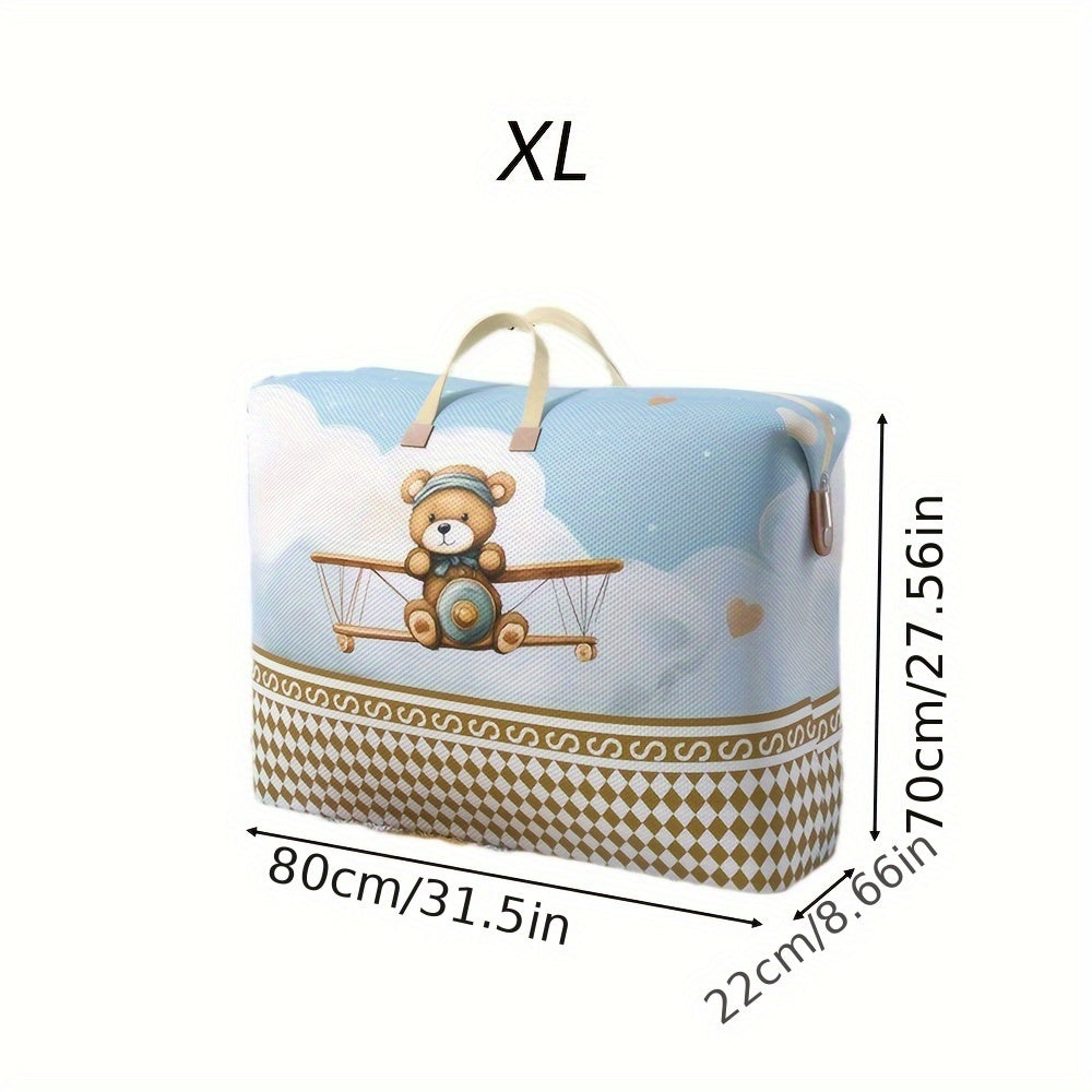 Large Capacity Clothing Storage Bag Under Bed Organizer Non-Woven Fabric