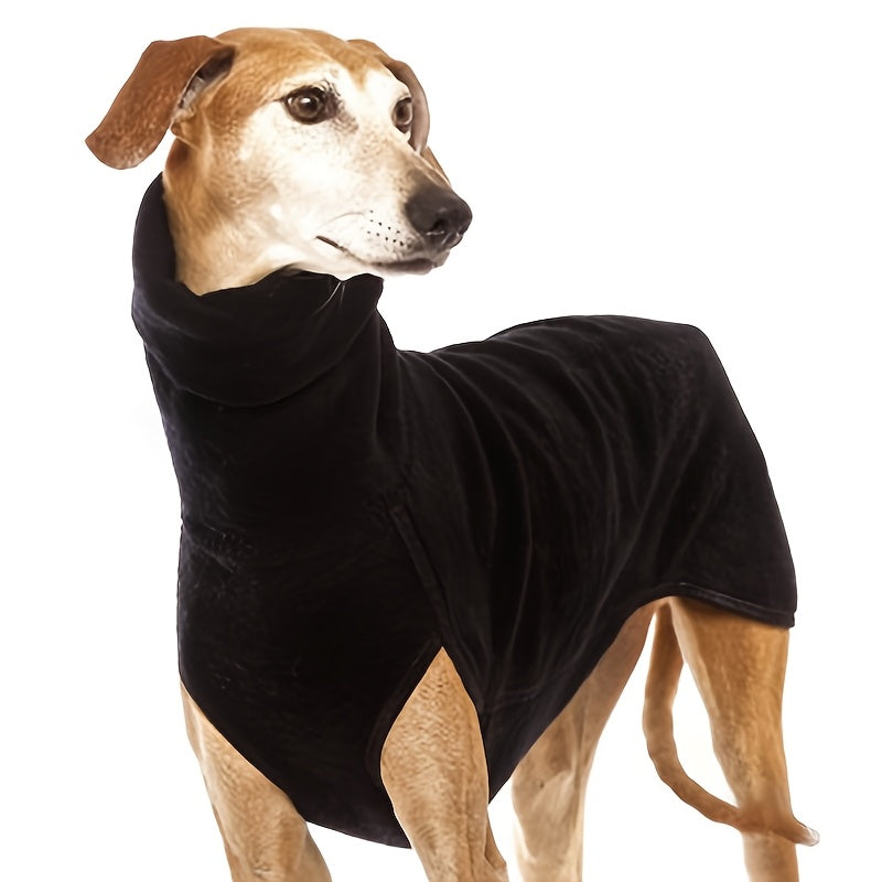 Large Dog Vest Windproof Fleece Pullover for Fall and Winter