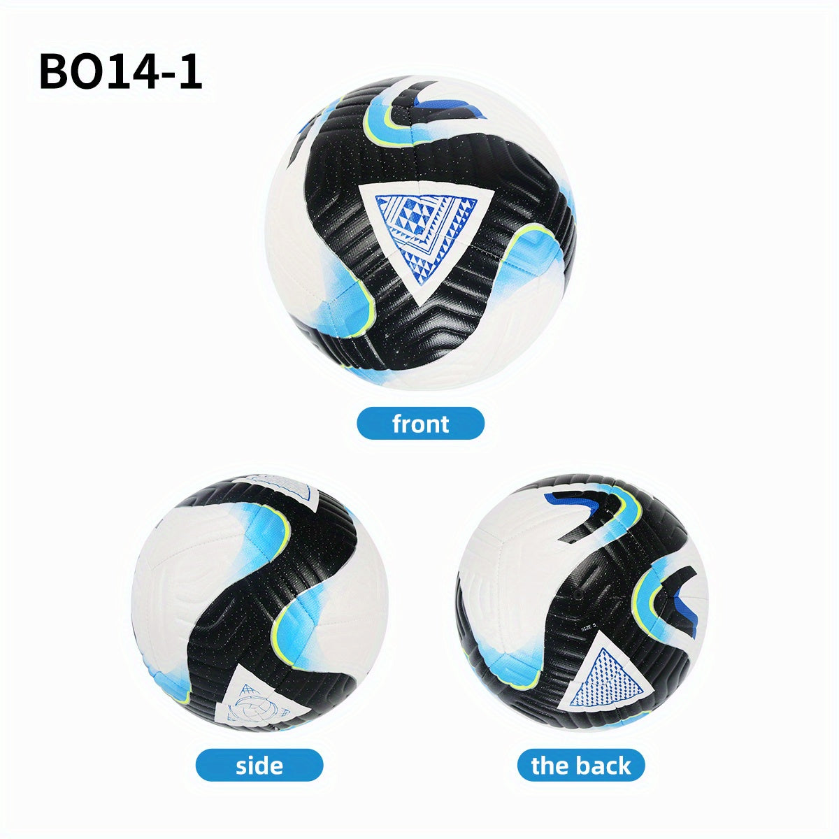 Balón de fútbol de PVC cosido a mano para adultos, para entrenamiento y juego al aire libre