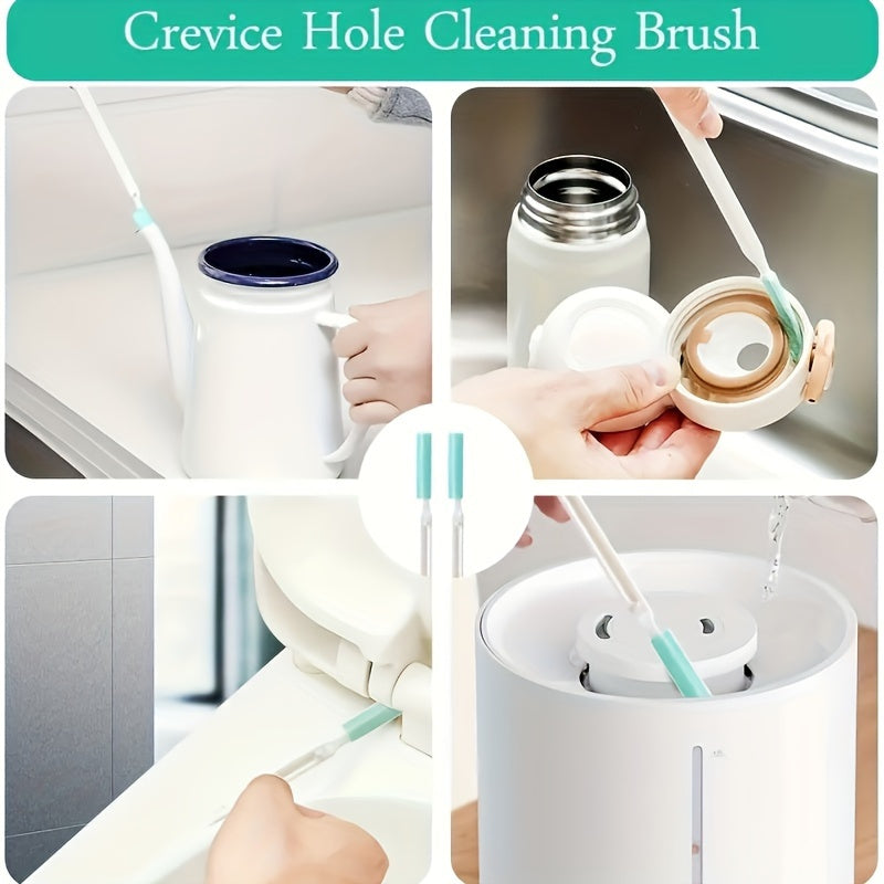 8-Piece Reusable Gap Cleaning Brushes for Narrow Spaces, Multi-Purpose, No Electricity