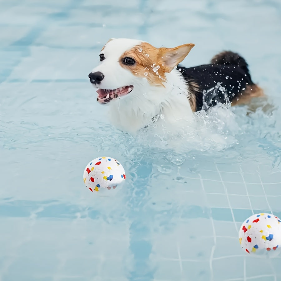 Durable Elastic TPR Dog Toy Ball for Chewing and Interactive Play Indoor Outdoor