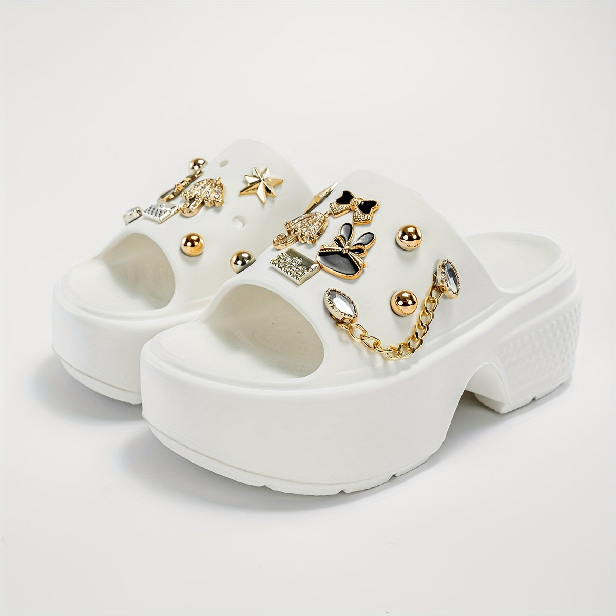 Women's Summer Sandals Thick Bottom Rubber Flats Rubber Slippers