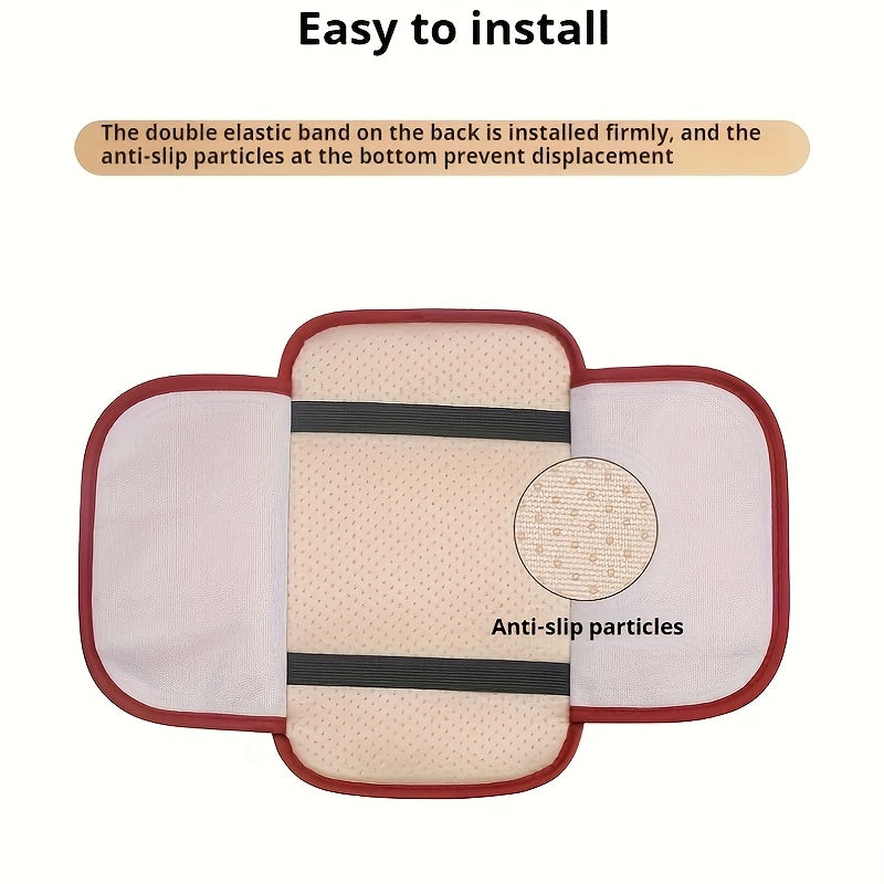 Universal mikrotoʻqimachilik charm avtomobil markaziy konsol qopqogʻi, chidamli va saqlash uchun