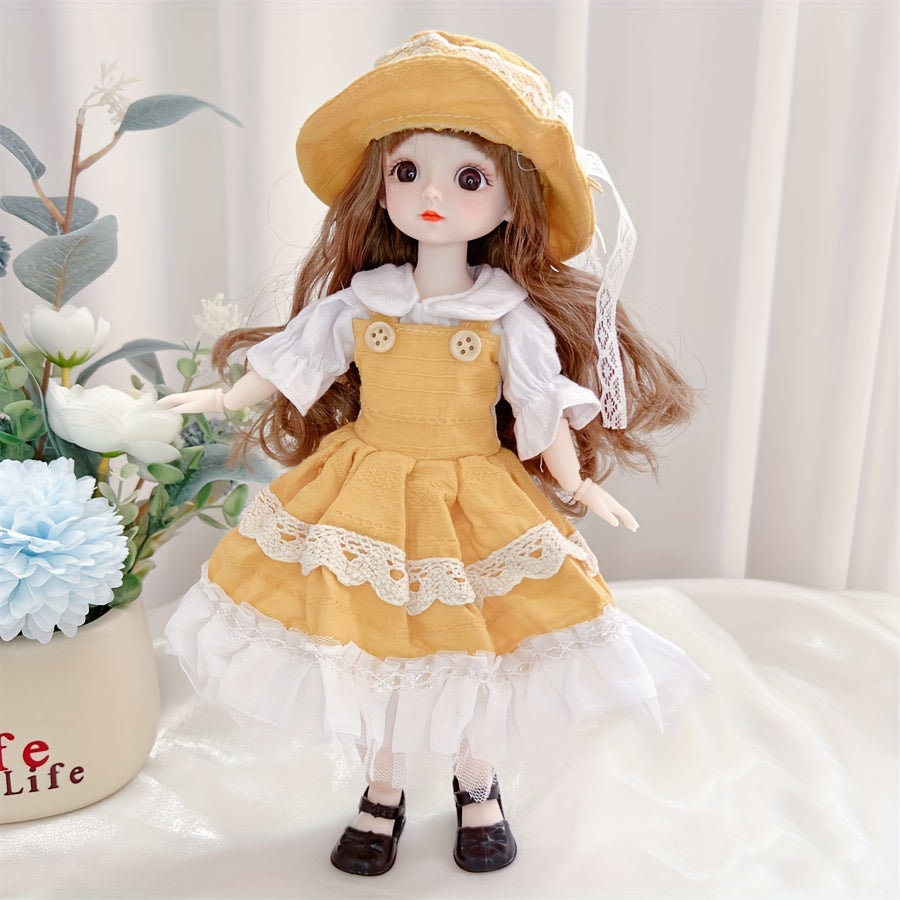 30.48 cm Fashion Doll with Ball Jointed Body for Kids Anime and Movie Themed Princess Style