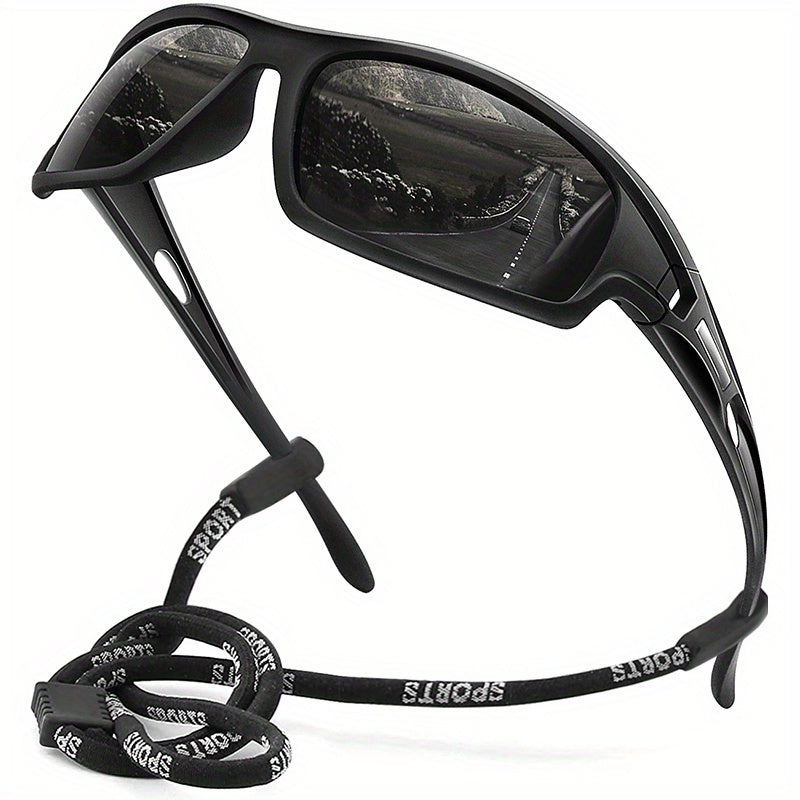 Unbreakable Polarized Men's Sports Sunglasses for Cycling Fishing Driving UV Protection