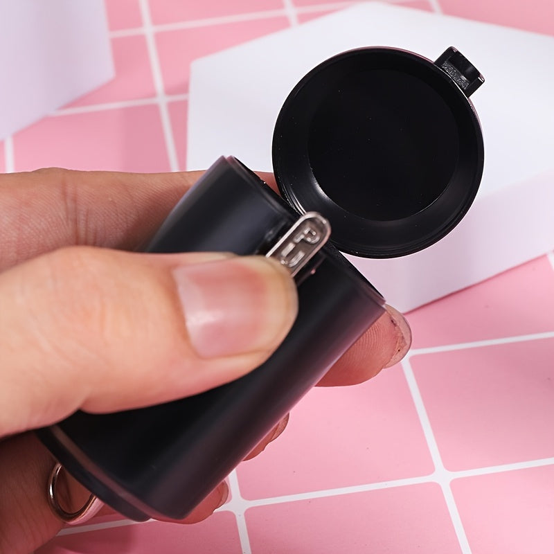 Mini Golden Ashtray Portable Irregular Shape for Cars and Home