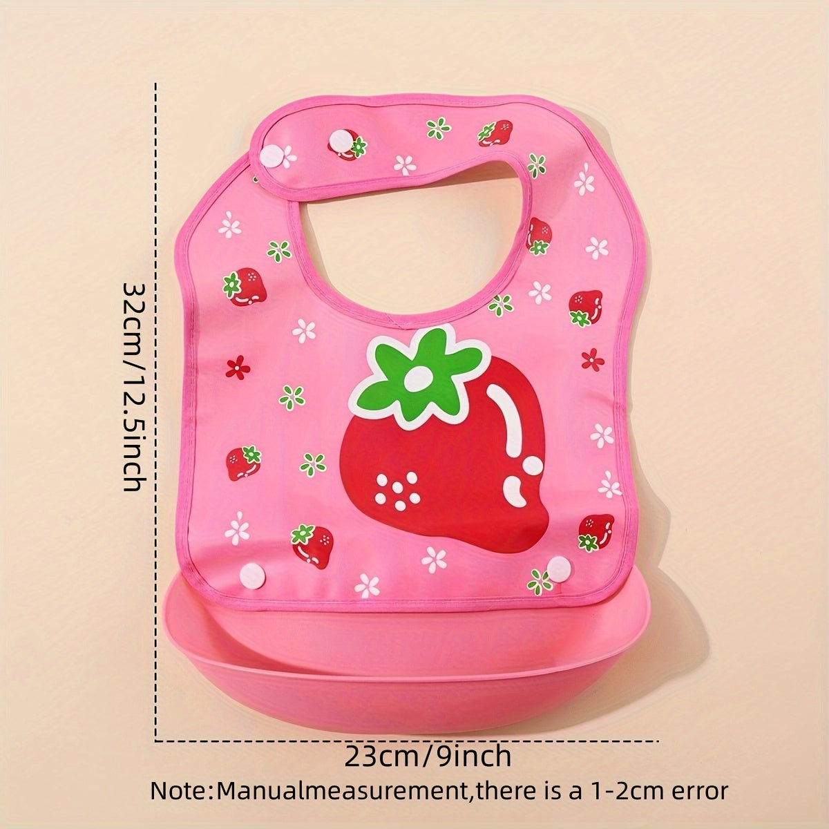 Водонепроницаемый нагрудник для кормления с милым мультяшным узором, идеален для кормления дома и в поездках.