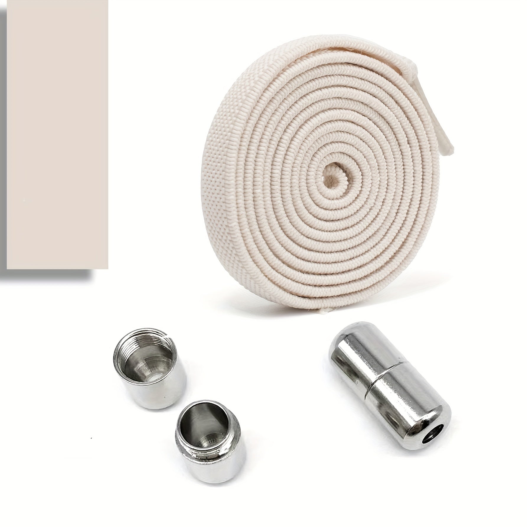 Elastic No-Tie Shoe Laces for Adults with Golden Capsule Buttons