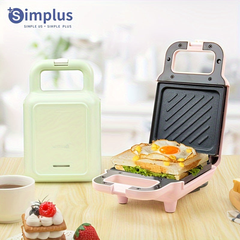Simplus 650W Dual-Sided Sandwich Maker tezda qiziydi, yopishmaydigan qoplama bilan jihozlangan va tozalash oson. U faqat 3 daqiqada nonushta, vafli va sendvichlar tayyorlay oladi.
