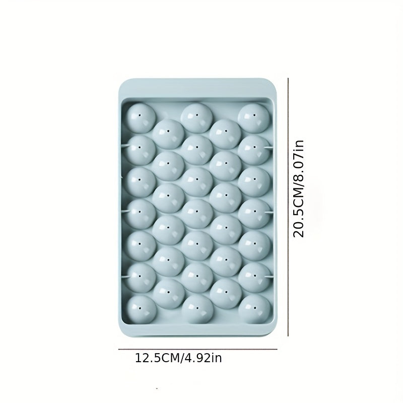 Multi-Size Plastic Ice Cube Tray SetReusable Molds for Cocktails and Food