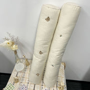 Embroidered Quilted Kissing Pillow Bedside Safety Charm Decorative Pillow for Christmas or Halloween