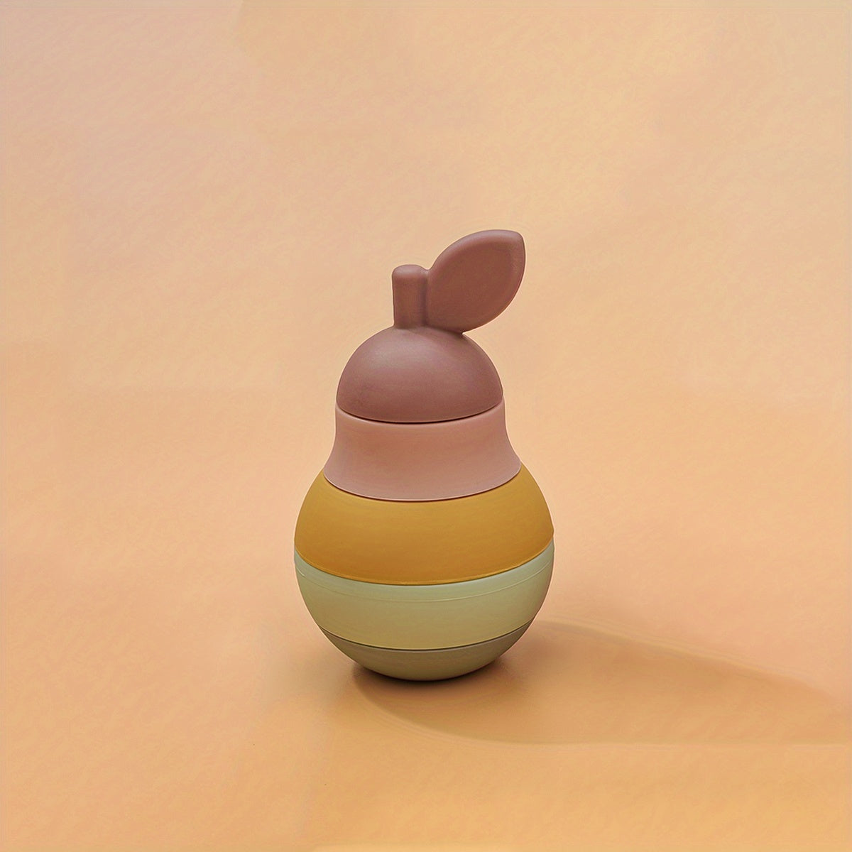 Bolalar Silikon Stolchalar O'yinchoqlari Meva Uyali Bloklar BPA-Free Rangli Shakl Moslashtirish Tishlash O'yinchoqi