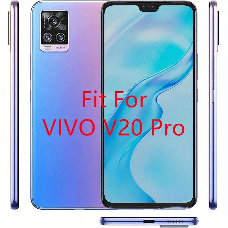 Clear Shockproof Bumper Phone Case for VIVO with Four Corner Airbags Transparent TPU Cover