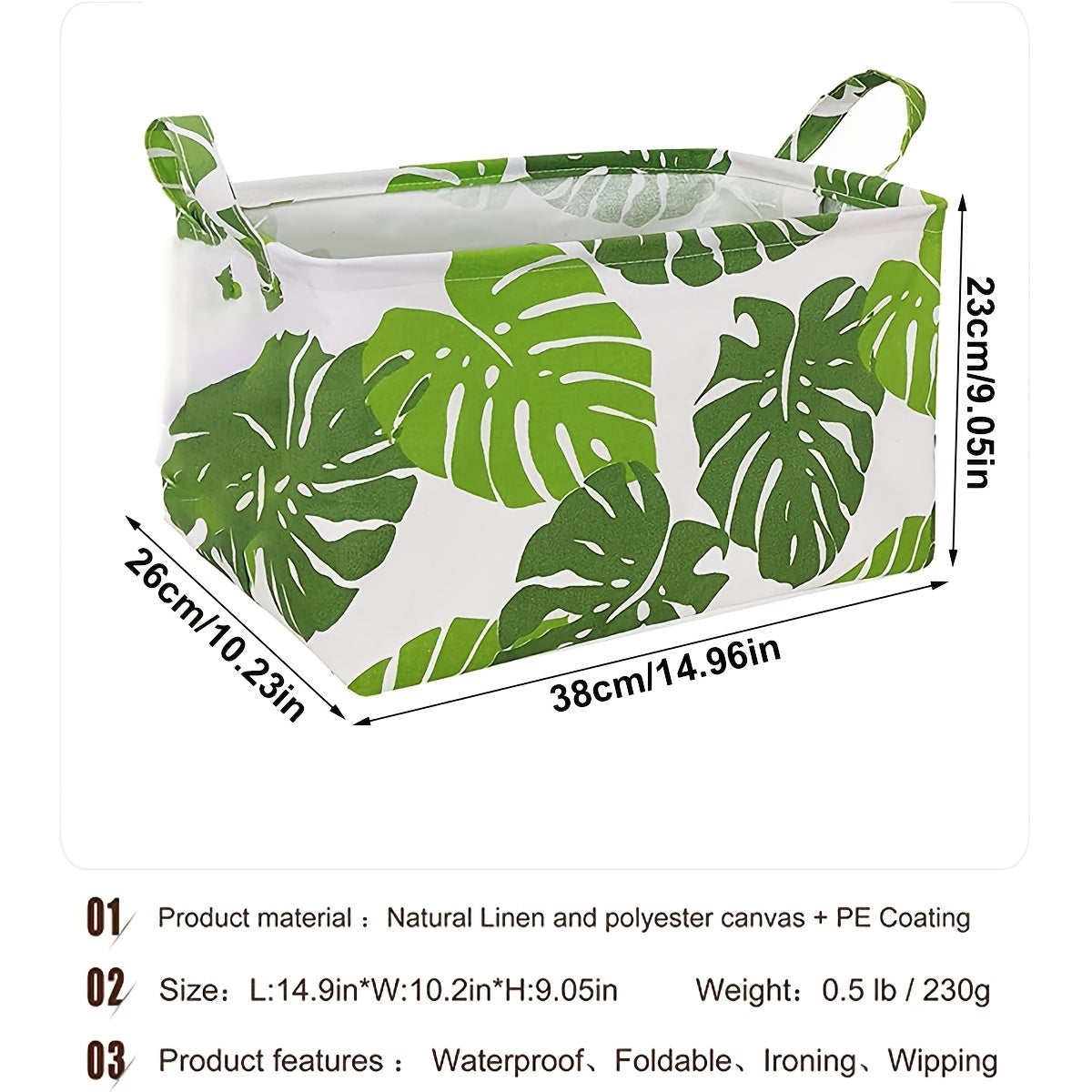 Bolalaringizning o'yinchoqlarini bizning qulay, suv o'tkazmaydigan va uyga mos keladigan saqlash savatimiz bilan tartibli va toza saqlang!