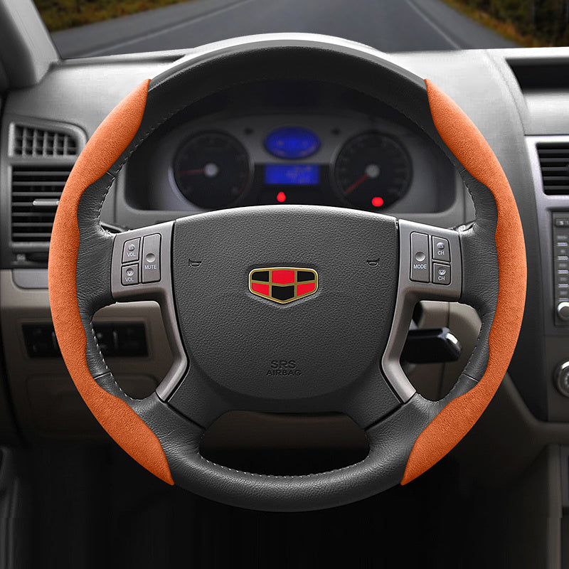 Universal Fleece Anti-Slip Ultra-Thin Steering Wheel Cover for All Seasons