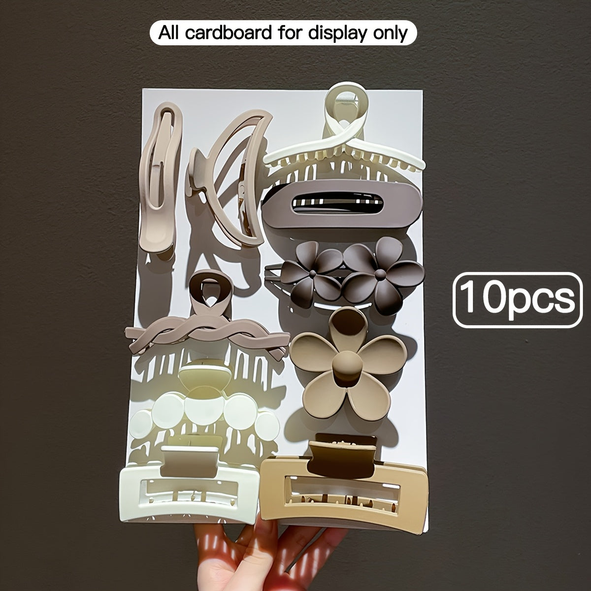 Women's Hair Claw Set 10/11pcs Versatile Bun Hair Clips for Stylish Updos