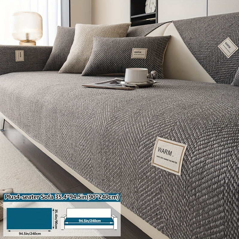 Чехол на диван из полиэстера в стиле бохо-шик для кресел и диванов, противоскользящий, безопасный для домашних животных, моющийся в машине