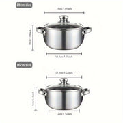 8-Piece Cookware Set with Pots, Lids, Utensils, Dishwasher Safe, Oven Safe