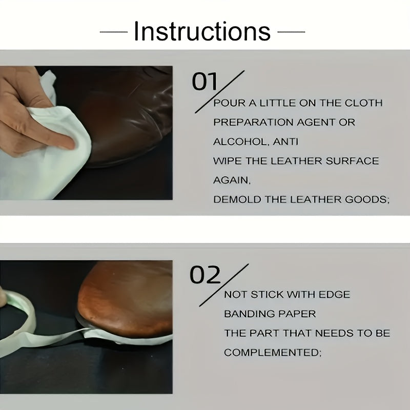 Multi-Color Leather Repair Paste for Shoes Bags Jackets Crack Scratch Filler