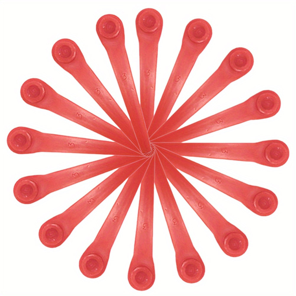 Lawn Trimmers Red Plastic Blades for Precision Cutting Gardening Tool Accessories