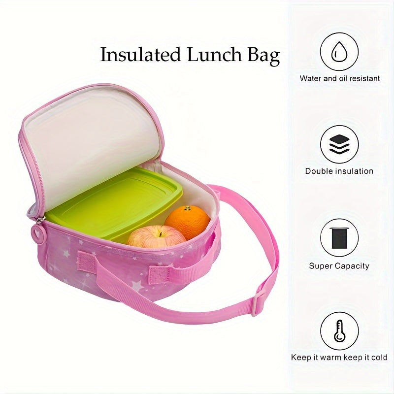 Qizlar uchun 3 qismli maktab sumkasi to'plami: ruksak, tushlik sumkasi va qalam qutisi kiradi. Boshlang'ichdan o'rta maktabgacha bo'lgan talabalar uchun katta sig'im va zamonaviy dizayn. Qizil polyesterdan tayyorlangan, engil.