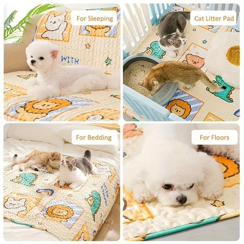 Yog'uvchi, suv o'tkazmaydigan, nafas oluvchi itlar uchun siydik padlari, barcha mavsumlar uchun, sirpanmaydigan, qayta ishlatiladigan itlarni tarbiyalash matasi