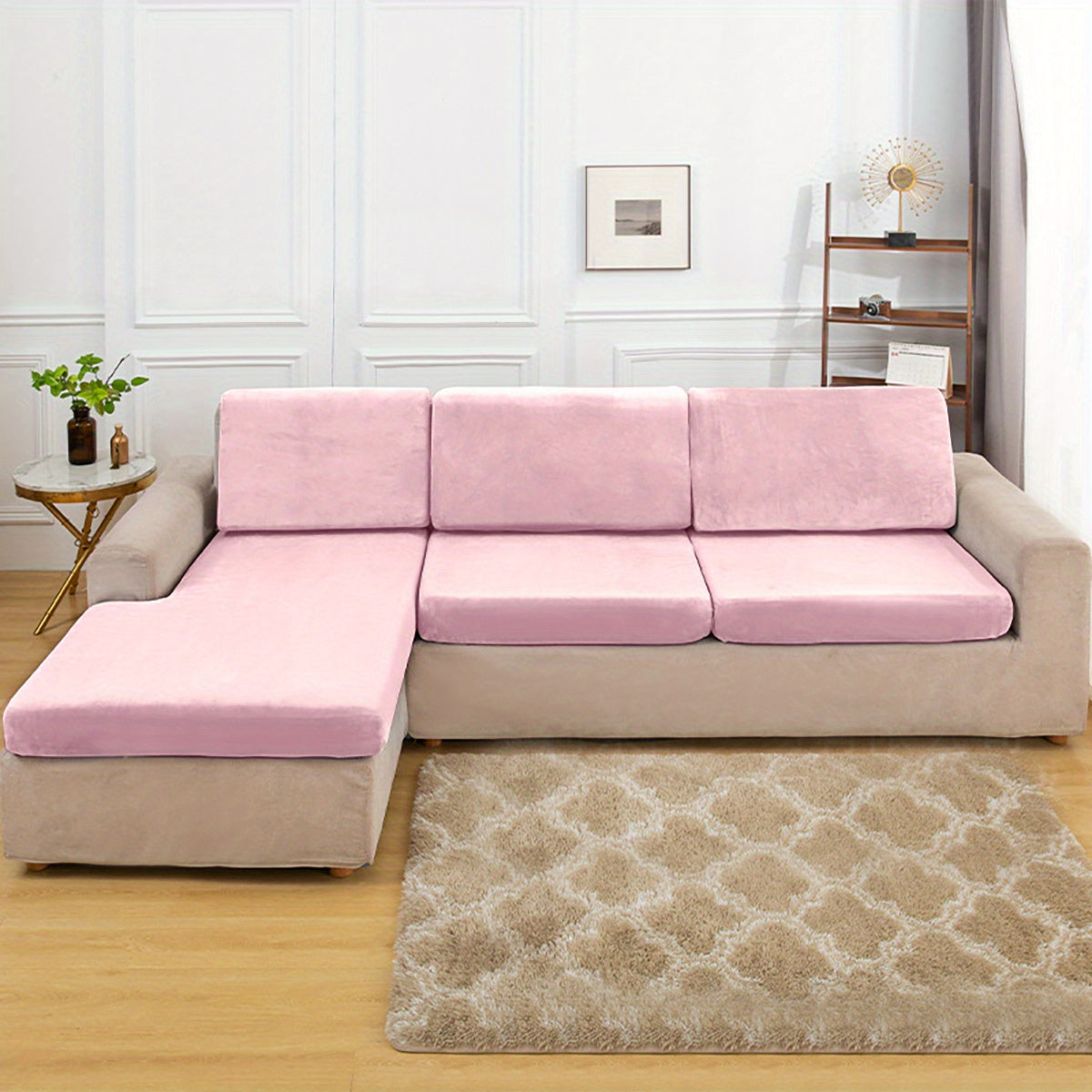 Кросс-бодерная европейская стильная наволочка из бархата серебристого лиса, утолщенная и эластичная с веревочным закрытием.