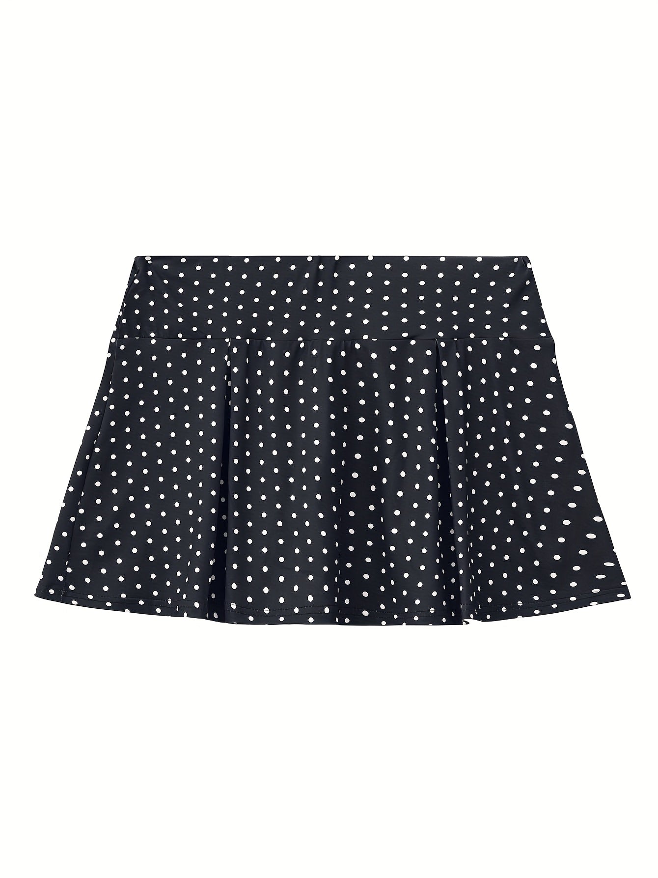 Women's Plus Size Sports Skorts with Built-In Shorts Breathable Polyester Black Red White