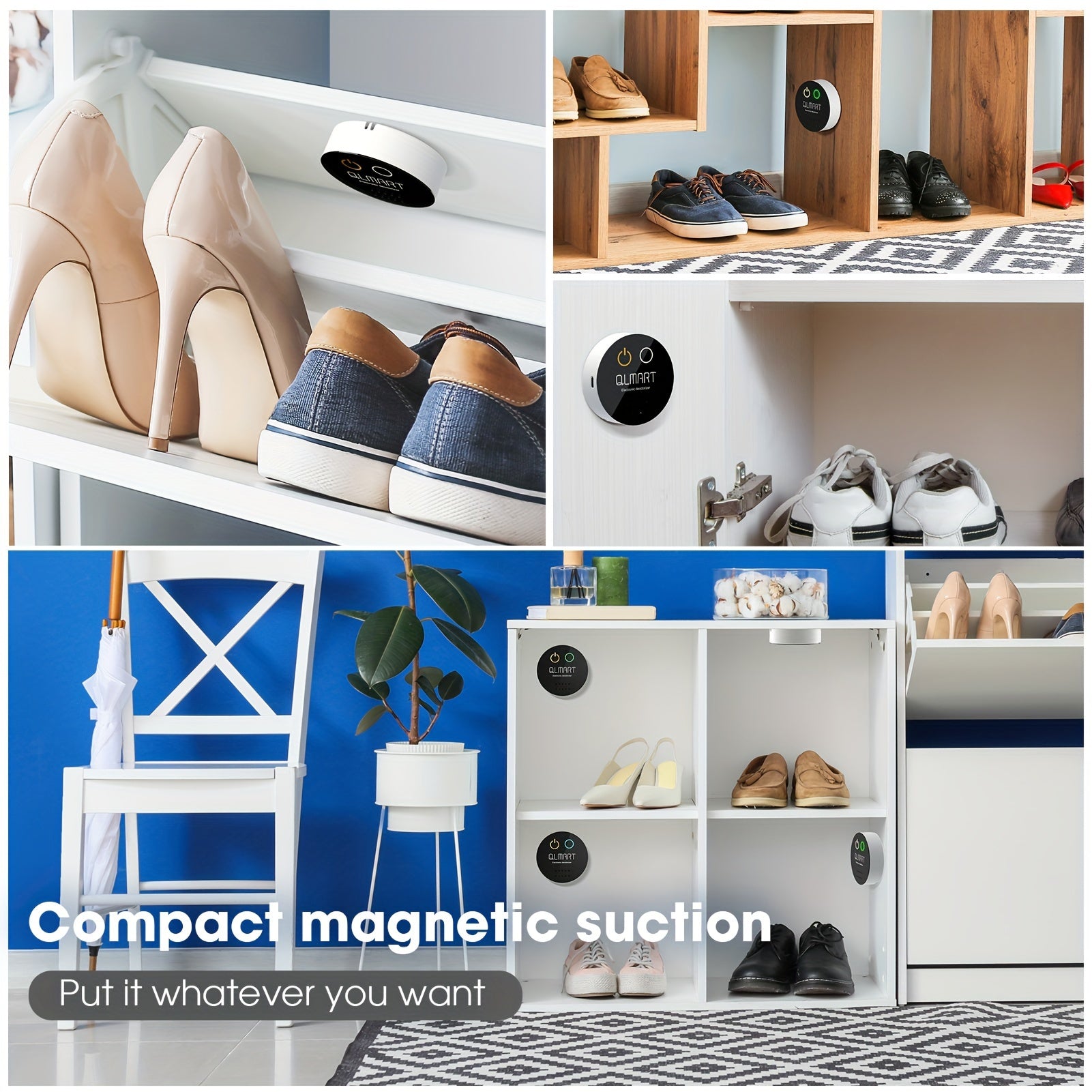 Small Portable Ozone Air Purifier for Home and Car Odor Removal