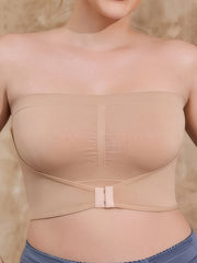 Plus Size Adjustable Strapless Sports Bra Set Breathable for Running Yoga