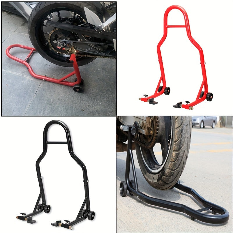 Universal Motorcycle Wheel Lift Stands Set for Sport Bikes and Paddock Stands